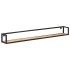 Estantes de pared 2 unidades 160 cm madera maciza