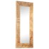 Espejo tallado a mano madera maciza de mango 110x50x2,5