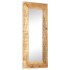 Espejo tallado a mano madera maciza de mango 110x50x2,5