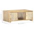 Mesa de centro de madera maciza de mango 90x50x35