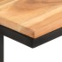 Mesitas auxiliares 2 uds madera mango maciza 31,5x24,5x64,5