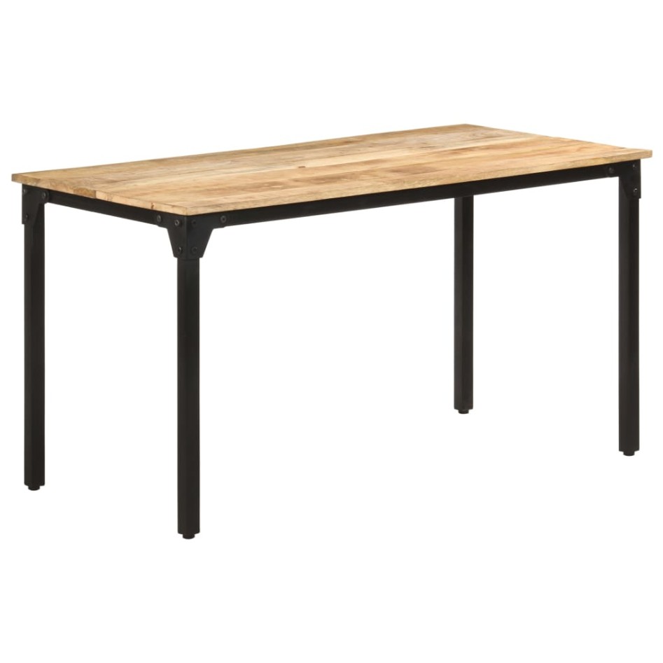 Mesa de comedor madera de mango rugosa 140x70x76