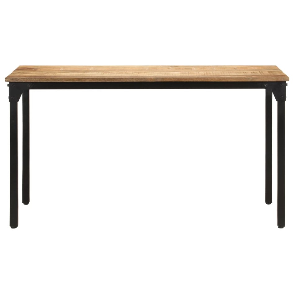 Mesa de comedor madera de mango rugosa 140x70x76