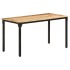 Mesa de comedor madera de mango rugosa 140x70x76