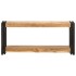 Mueble para TV de madera maciza de acacia 90x30x40