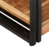 Mueble para TV de madera maciza de acacia 90x30x40
