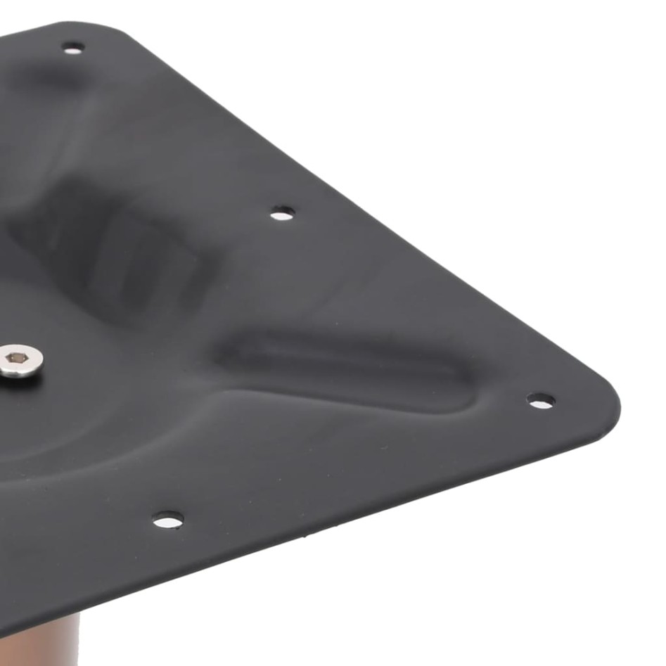 Pata de mesa de bistró acero inoxidable latón 70x40x72