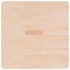 Tablero de mesa cuadrada madera de roble sin tratar 70x70x4