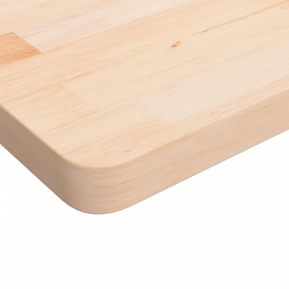 Tablero de mesa cuadrada madera de roble sin tratar 90x90x4