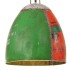 Lámpara colgante industrial redonda multicolor E27 25 W 42