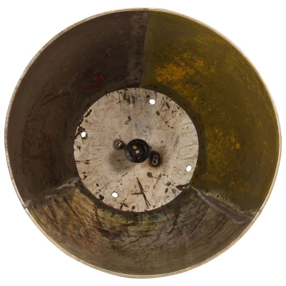 Lámpara colgante industrial redonda multicolor E27 25 W 42