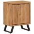 Aparador con 2 puertas de madera maciza de acacia 55x36x72