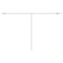 Toldo de pie retráctil manual crema 450x300