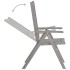 Juego de comedor de jardín 5 piezas madera maciza de
