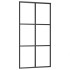 Puerta corredera con herrajes ESG vidrio y aluminio 102x205