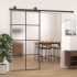 Puerta corredera set herrajes vidrio ESG aluminio 102,5x205