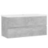 Mueble con lavabo madera de ingeniería gris