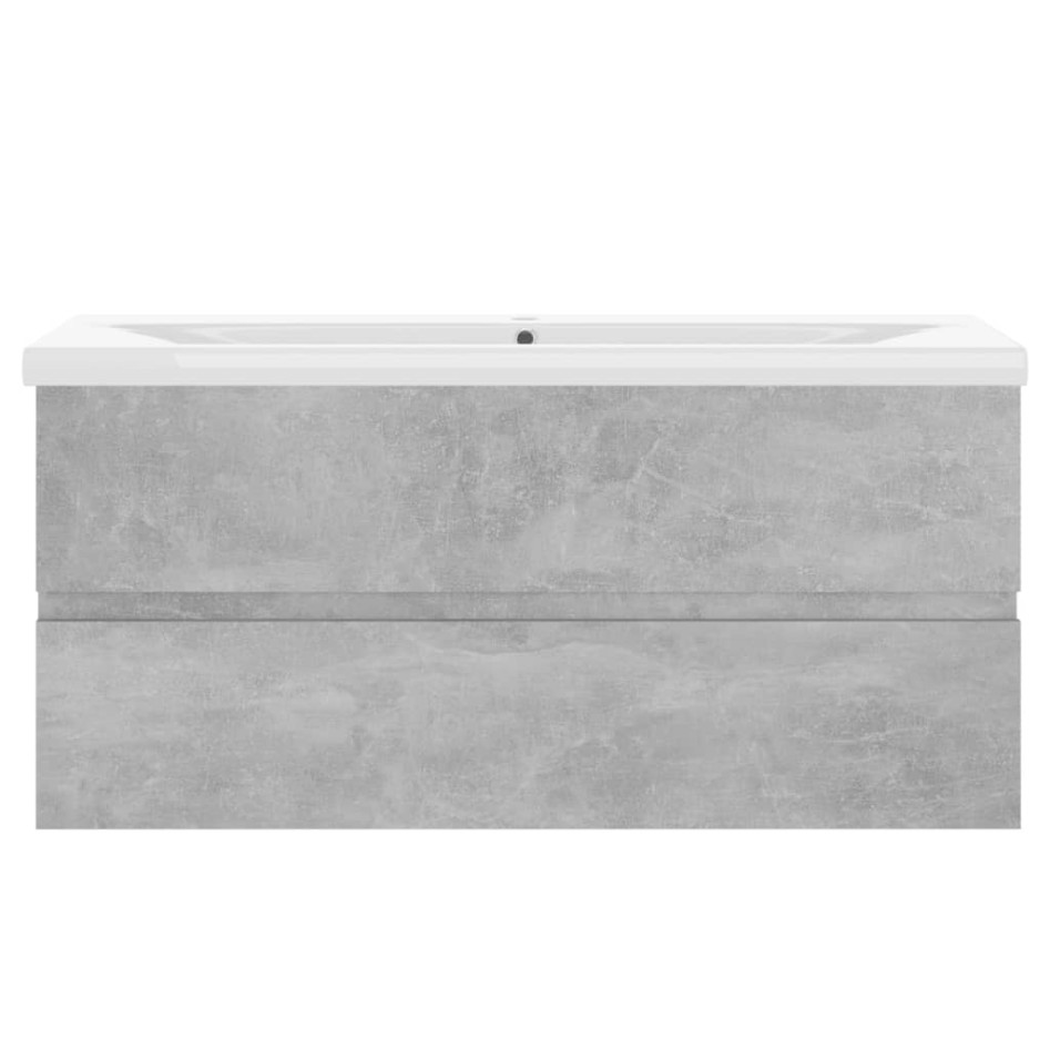 Mueble con lavabo madera de ingeniería gris