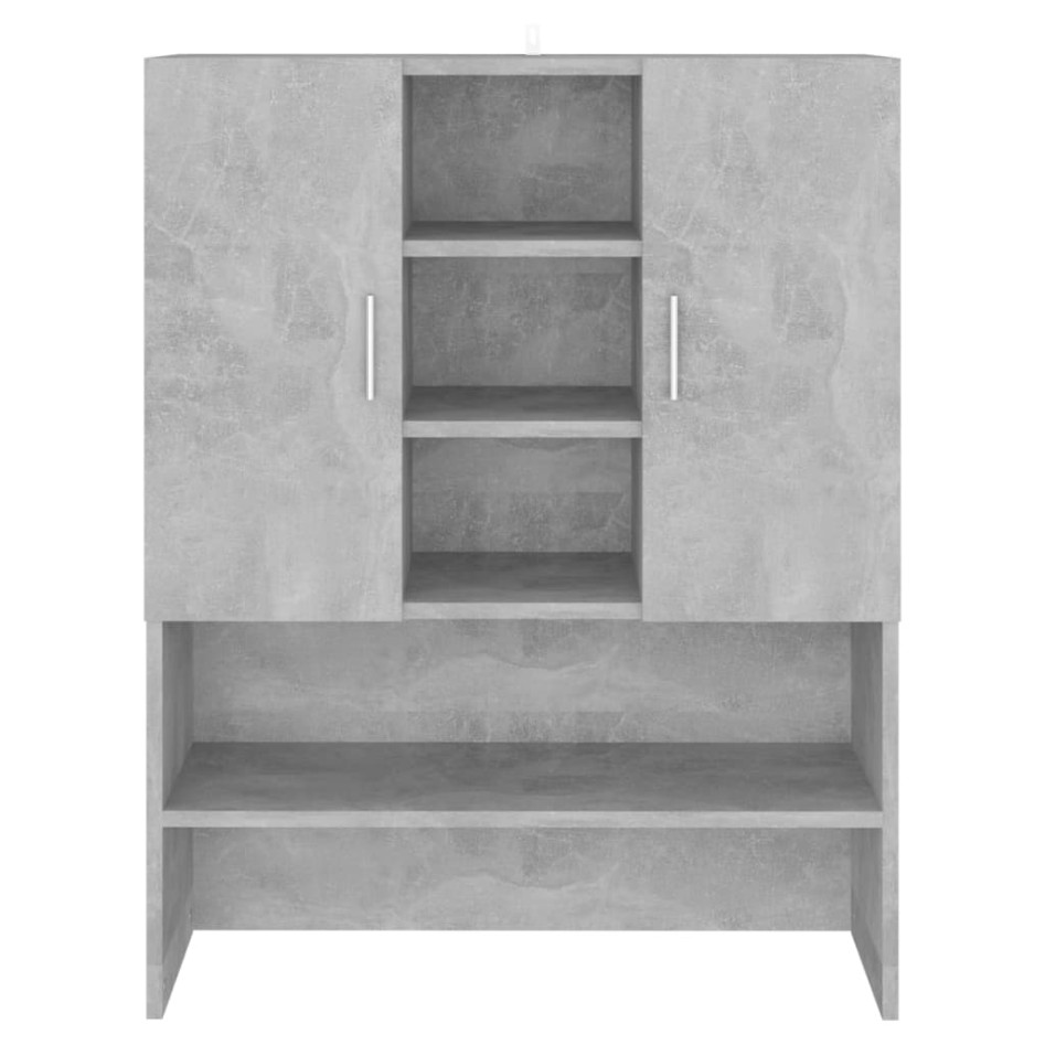 Mueble de lavadora gris