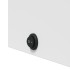 Mueble de baño con espejo arqueado y luz LED blanco 42x13x70