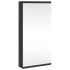 Mueble de baño de esquina con espejo gris 30x24x60