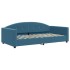 Sofá cama nido con cajones terciopelo azul 100x200