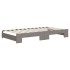 Sofá cama nido con cajones tela gris taupe 100x200