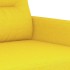 Sillón de tela amarillo claro 60