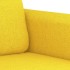 Juego de sofás con cojines 2 piezas tela amarillo