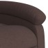 Sillón reclinable de tela marrón