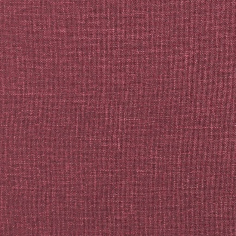 Sillón reclinable de tela rojo