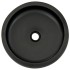 Lavabo sobre encimera redondo cerámica marrón y negro Φ41x14