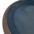 Lavabo sobre encimera ovalado cerámica marrón y azul