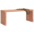 Banco jardín extensible madera maciza Douglas 212,5x40,5x45