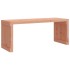 Banco jardín extensible madera maciza Douglas 212,5x40,5x45
