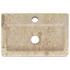 Lavabo de pared mármol crema 38x24x6,5