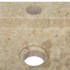 Lavabo de pared mármol crema 38x24x6,5