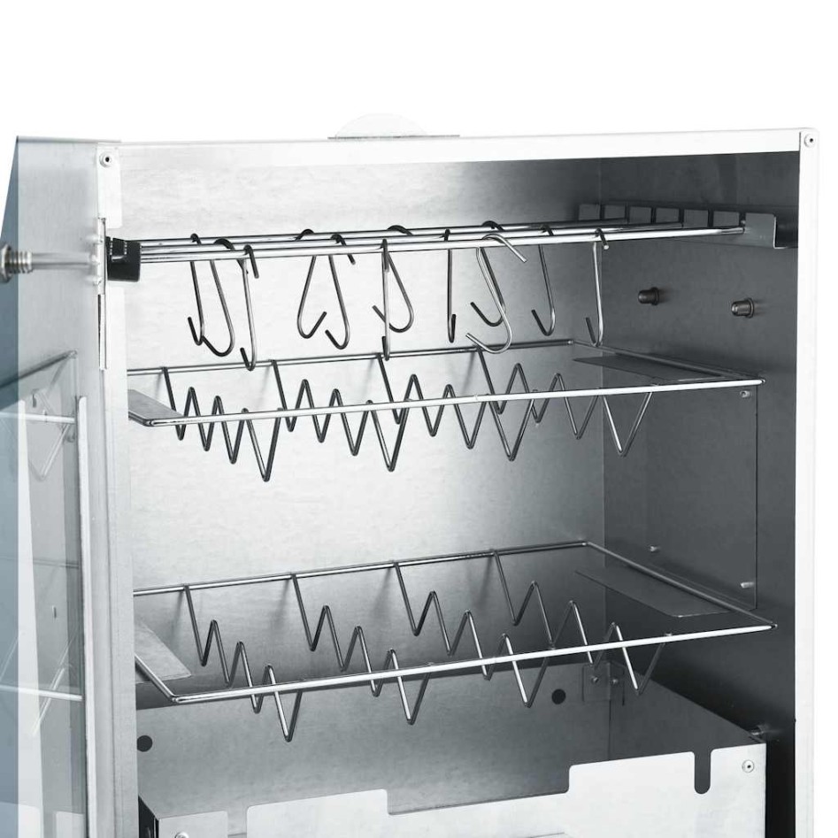 Horno ahumador de BBQ con generador humo frío acero