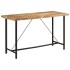 Mesa alta de hierro y madera maciza de mango 180x70x107