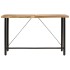 Mesa alta de hierro y madera maciza de mango 180x70x107
