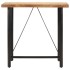 Mesa alta de hierro y madera maciza de mango 110x55x107