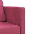Sofá cama de suelo 2 en 1 terciopelo rojo tinto 122x204x55