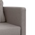 Sofá cama de suelo 2 en 1 tela gris Taupe 112x174x55