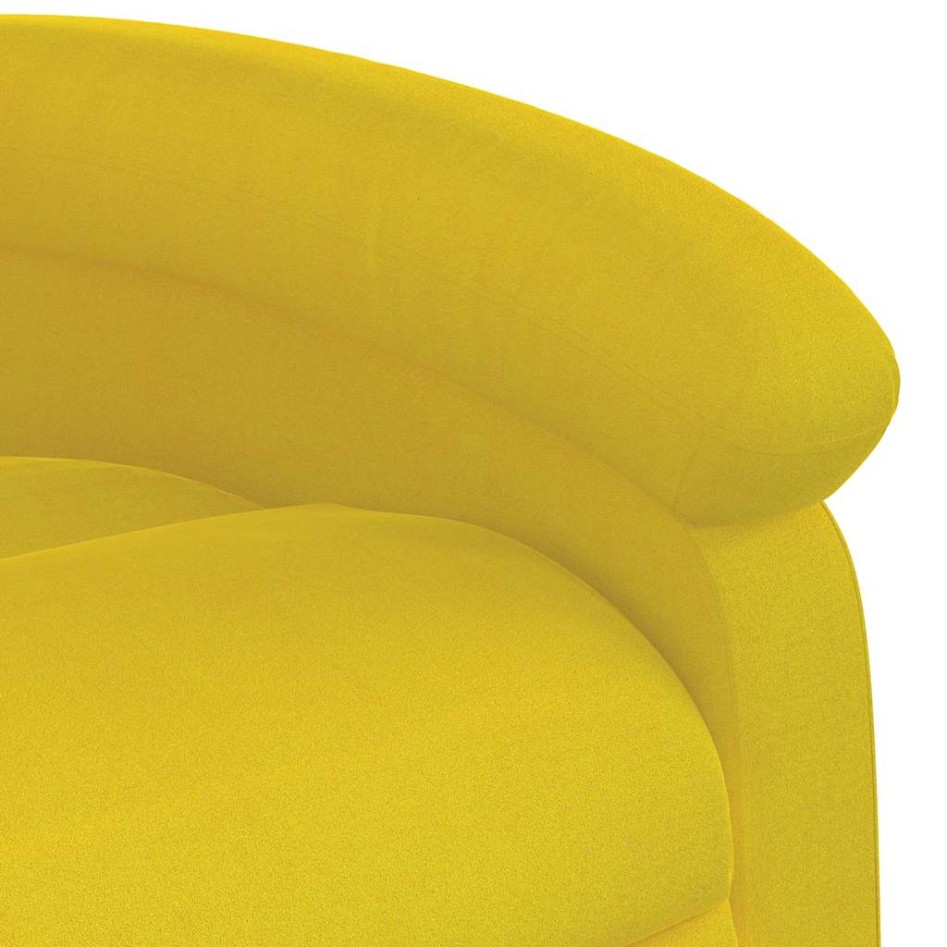 Sillón de masaje reclinable de terciopelo