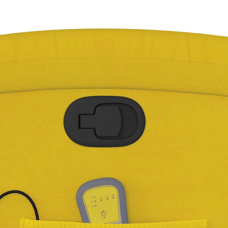 Sillón de masaje reclinable de terciopelo