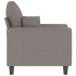 Sillón de tela gris taupé 60