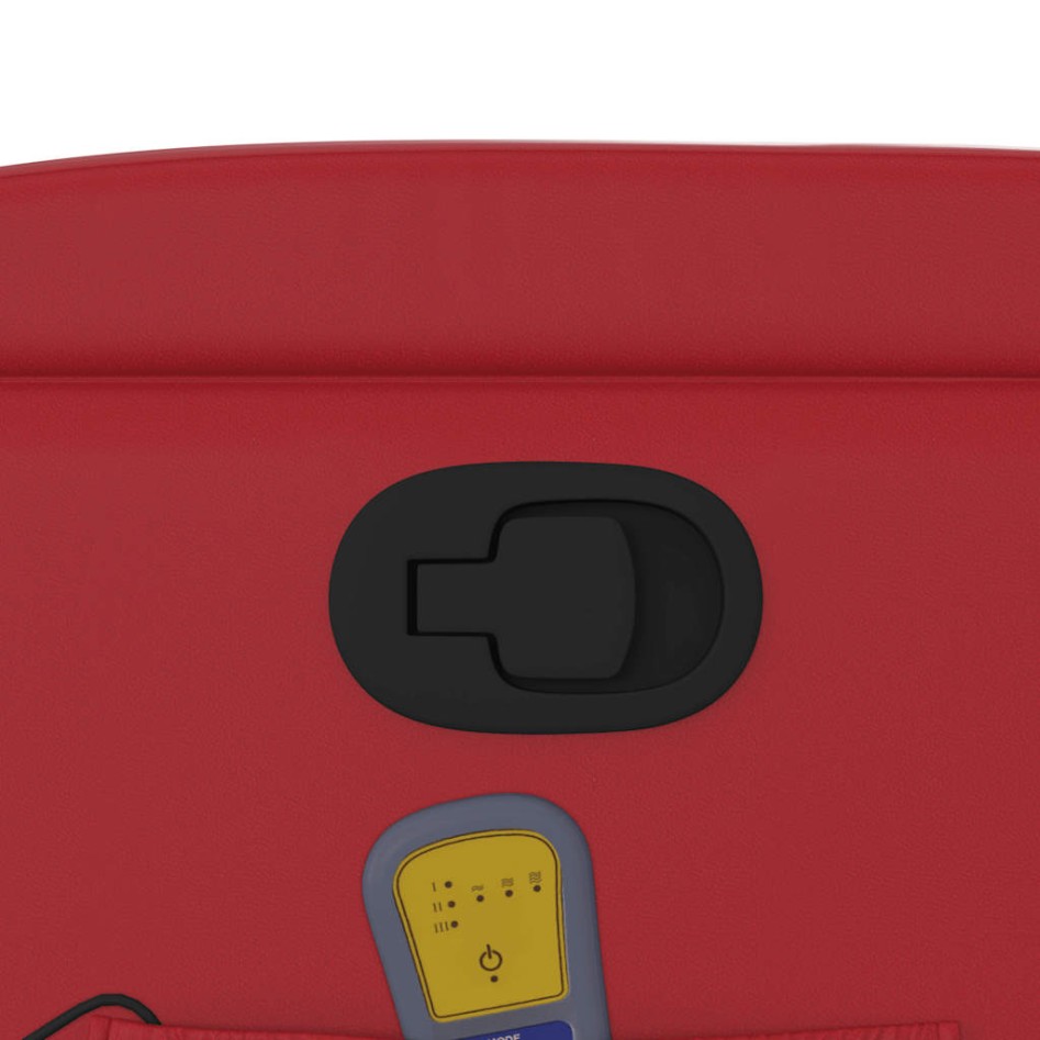 Sillón de masaje reclinable cuero sintético