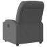 Sillón reclinable de tela gris