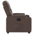 Sillón reclinable de cuero sintético