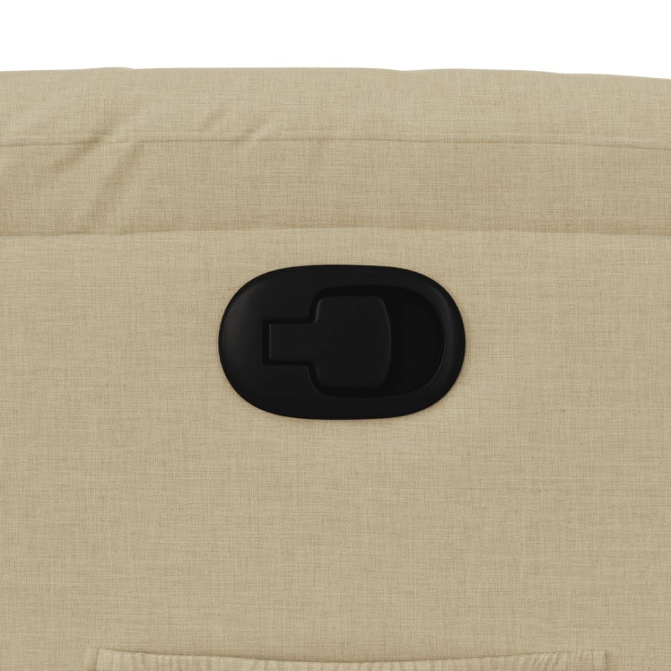 Sillón reclinable de tela